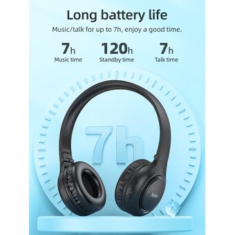  Наушники полноразмерные bluetooth HOCO W41 Charm, (чёрный) 
