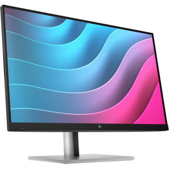  Монитор HP E24 G5 (6N6E9AA) черный и серебристый/черный 