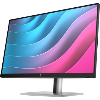  Монитор HP E24 G5 (6N6E9AA) черный и серебристый/черный 