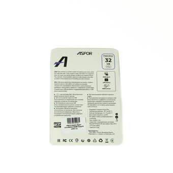  Карта памяти Aspor microSDHC 32GB Class10 UHS-I нс 