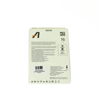  Карта памяти Aspor microSDHC 16GB Class10 UHS-I нс 