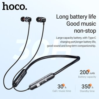  Наушники bluetooth HOCO ES65 sports BT (6931474791788) черный 