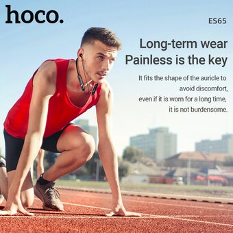  Наушники bluetooth HOCO ES65 sports BT (6931474791788) черный 