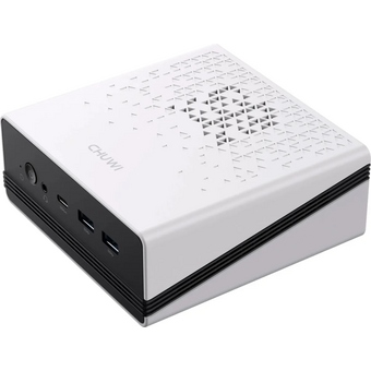  Неттоп Chuwi Ubox (CWI604P) AMD Ryzen 5 6600H(3.3Ghz)/16384Mb/512PCISSDGb/Int:AMD Radeon/BT/WiFi/war 1y/1.35kg/Iron Gray/Win11Pro + DDR5 (SODIMM MAX) 