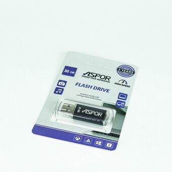  USB-флешка 32G USB 2.0 Aspor PK-ROCKETBK чёрный 