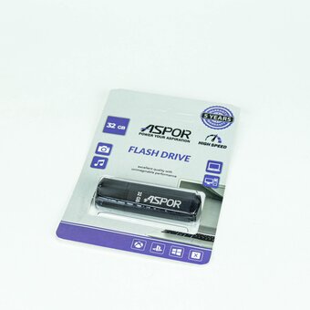  USB-флешка 32G USB 2.0 Aspor PK-TG121BK чёрный 