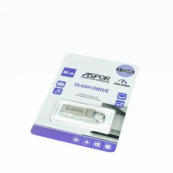  USB-флешка Aspor PK-TG027 32G USB 2.0 (металл) 