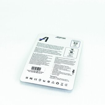  USB-флешка 32G USB 2.0 Aspor PK-TG121GD золото 