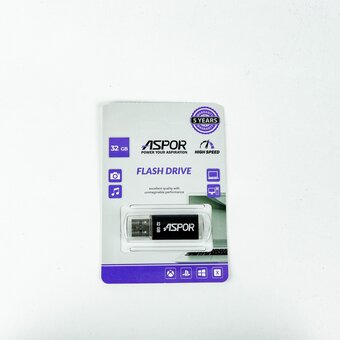  USB-флешка 32G USB 2.0 Aspor PK-ROCKETBK чёрный 