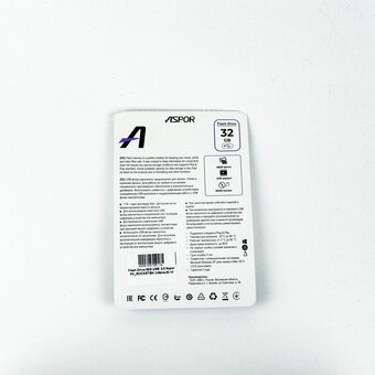  USB-флешка 32G USB 2.0 Aspor PK-ROCKETBK чёрный 