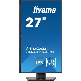 Монитор Iiyama ProLite XUB2793HS-B6 черный 