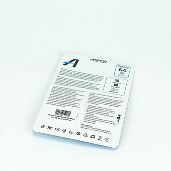  USB-флешка 64G USB 2.0 Aspor PK-TG105 металл 