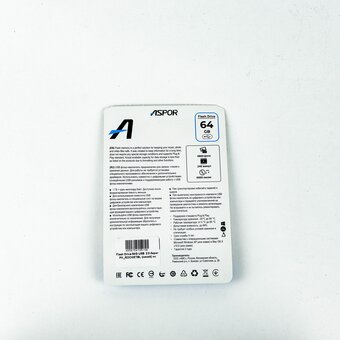  USB-флешка 64G USB 2.0 Aspor PK-ROCKETBL синий 