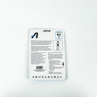  USB-флешка 64G USB 2.0 Aspor PK-TG105 металл 