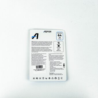  USB-флешка Aspor PK TG106 64G USB 3.0 (металл) 