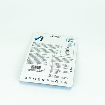  USB-флешка 64G USB 2.0 Aspor PK-TG121GD золото 