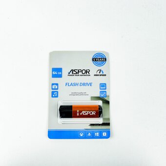  USB-флешка 64G USB 2.0 Aspor PK-TG121GD золото 