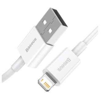  Дата-кабель Baseus Superior (CALYS-C02) Fast Charging USB to iP 2.4A 2m White 