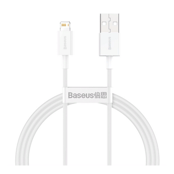  Дата-кабель Baseus Superior (CALYS-C02) Fast Charging USB to iP 2.4A 2m White 