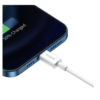  Дата-кабель Baseus Superior (CALYS-C02) Fast Charging USB to iP 2.4A 2m White 
