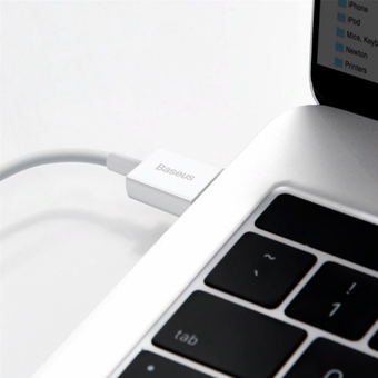  Дата-кабель Baseus Superior (CALYS-C02) Fast Charging USB to iP 2.4A 2m White 