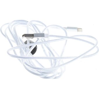  Кабель для iPhone PERFEO I4302 USB-8 PIN Lightning белый, 3м 