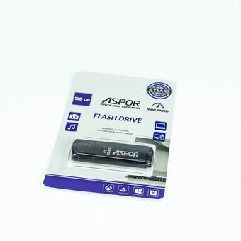  USB-флешка Aspor PK-TG121BK 128G USB 3.0 (чёрный) нс 