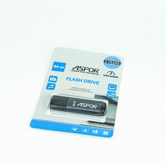  USB-флешка 64G USB 2.0 Aspor PK-TG121GY серый 