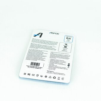  USB-флешка 64G USB 2.0 Aspor PK-TG121GY серый 