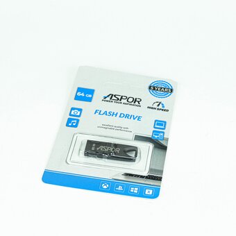  USB-флешка Aspor PK-TG117 64G USB 3.0 (металл) 