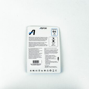  USB-флешка 64G USB 2.0 Aspor PK-TG121GY серый 