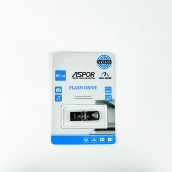 USB-флешка Aspor PK-TG117 64G USB 3.0 (металл) 