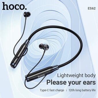 Наушники bluetooth HOCO ES62 Pretty neck-hang, black 