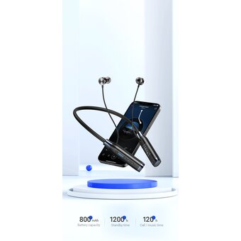  Наушники bluetooth HOCO ES62 Pretty neck-hang, black 