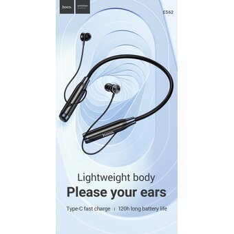  Наушники bluetooth HOCO ES62 Pretty neck-hang, black 