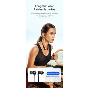  Наушники bluetooth HOCO ES62 Pretty neck-hang, black 