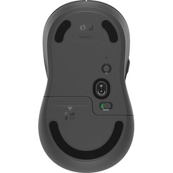  Мышь беспроводная Logitech M650L Large (910-006388) графитовый оптическая (4000dpi) BT/Radio USB (4but) 