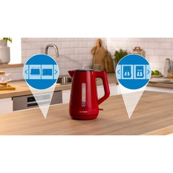  Электрочайник Bosch TWK1M124 красный 