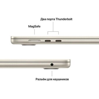  Ноутбук Apple MacBook Air 15 M2/8/256 (MQKU3) Starlight 