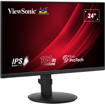  Монитор ViewSonic VA2408-HDJ черный 