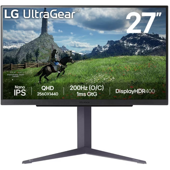  Монитор LG 27GS85Q-B черный 