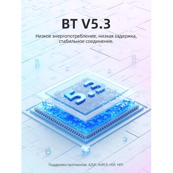  Наушники bluetooth HOCO W43 Adventure BT полноразмерные (синий) 