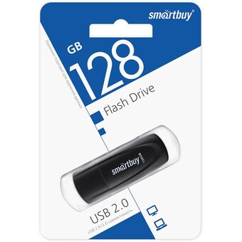  USB-флешка SMARTBUY SB128GB2SCK UFD 2.0 128GB Scout Black 