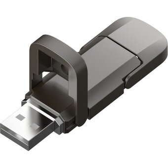  USB-флешка Dahua S809 128Gb DHI-USB-S809-32-128GB, USB3.2, Type-C, R460, W520, металлическая 