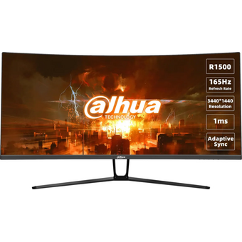 Монитор Dahua DHI-LM34-E330C черный 