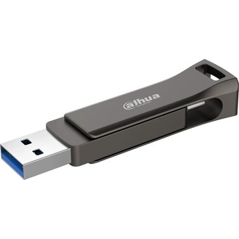  USB-флешка Dahua P629 256Gb DHI-USB-P629-32-256GB, USB3.2, Type-C, металлическая 