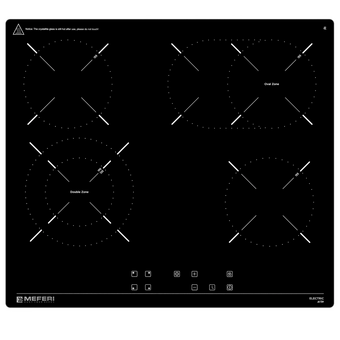  Варочная поверхность Meferi MEH604BK Ultra 