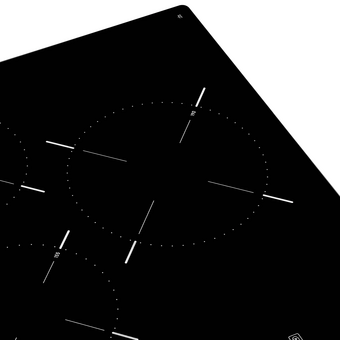 Варочная поверхность Meferi MEH453BK Light 