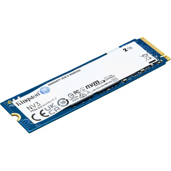  SSD KINGSTON NV3 2Тб (SNV3S/2000G) M.2(22x80mm), NVMe, PCIe 4.0 x4, 3D TLC, R/W 6000/5000MB/s, TBW 640, DWPD 0.3 