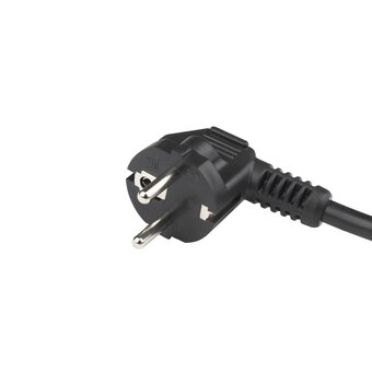  Кабель питания Hyperline PWC-IEC19-SHM-3.0-BK Shucko+C19 3x1.5 3м 